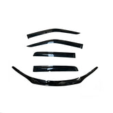 Bonnet Protector + Window Visor Weather Shield to suit Toyota Fortuner 2015-2020